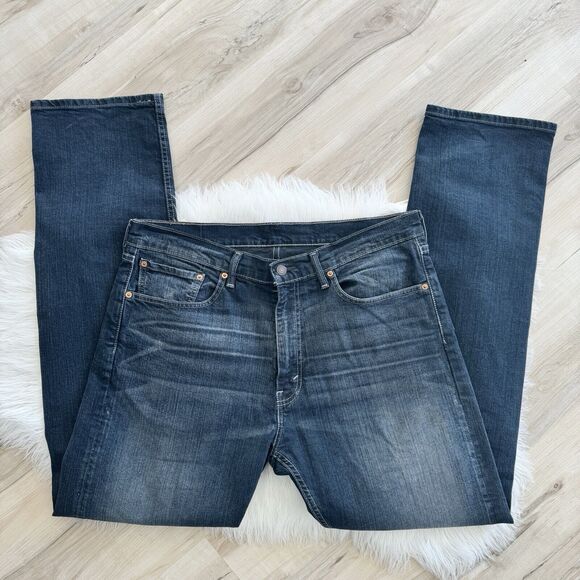 Levi's Other - Mens Levi’s 505 Dark Wash Straight Leg Jeans 36x34 AS
